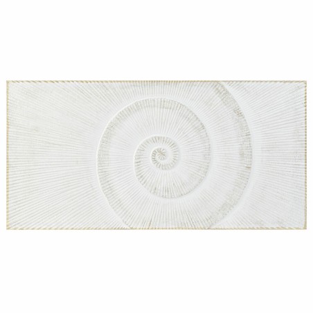 Cabecero de Cama DKD Home Decor 160 x 3,5 x 80 cm Dorado Blanco Madera