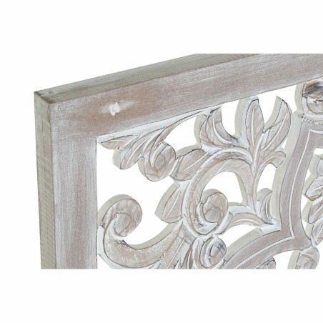 Hoofdbord DKD Home Decor 163 x 3,5 x 81 cm Wit Hout MDF