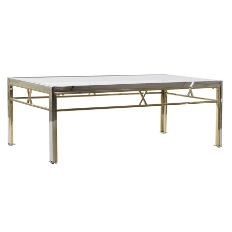 Tavolo aggiuntivo DKD Home Decor S3023046 Cristallo Argentato Acciaio