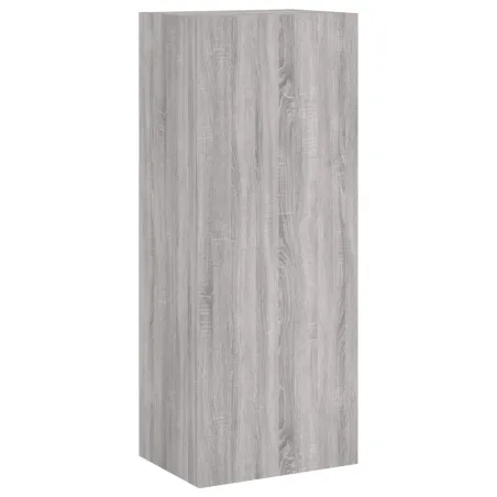Unités murales TV 4 pcs sonoma gris bois d'ingénierie
