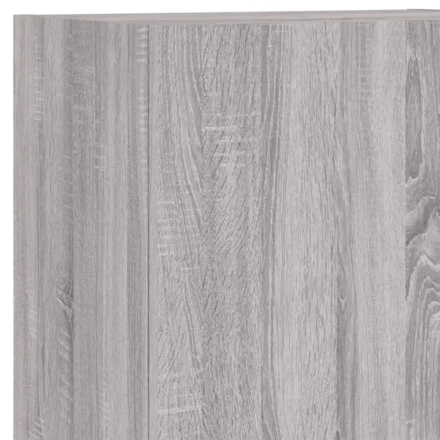 Unités murales TV 4 pcs sonoma gris bois d'ingénierie