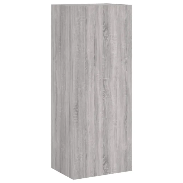 Unités murales TV 5 pcs sonoma gris bois d'ingénierie