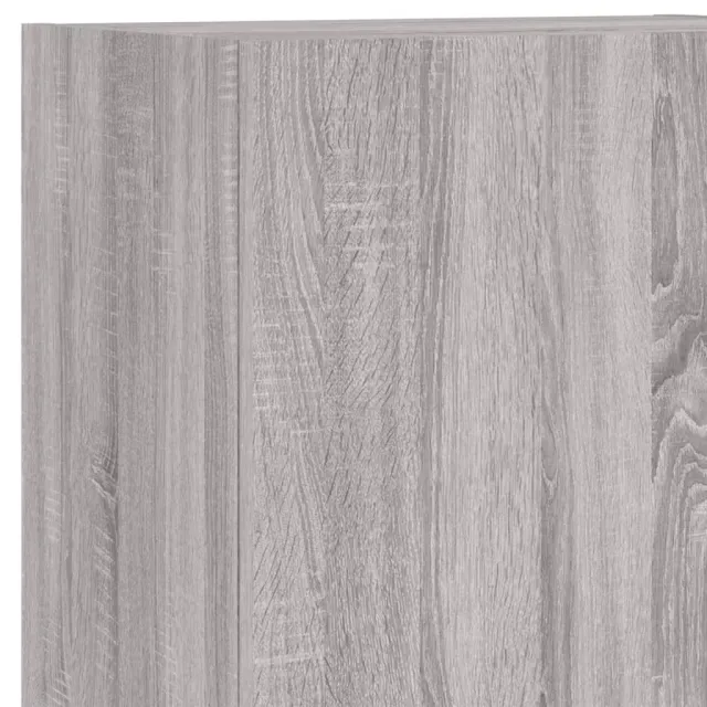 Unités murales TV 5 pcs sonoma gris bois d'ingénierie