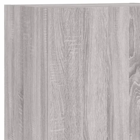 Unités murales TV 5 pcs sonoma gris bois d'ingénierie