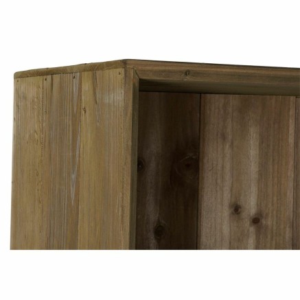 Armario DKD Home Decor Negro Madera Metal Cristal (70 x 34.5 x 160 cm) 2