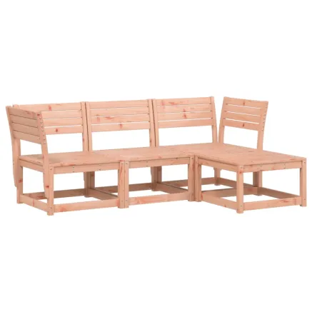 Salon de jardin 4 pcs bois massif douglas 2