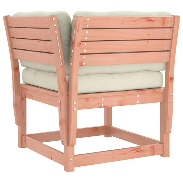 Salon de jardin 4 pcs avec coussins bois massif douglas