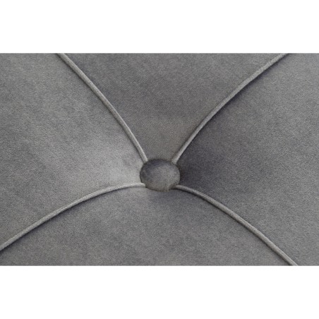 Hocker DKD Home Decor 8424001851041 Schaum Grau Gold Metall Holz MDF (