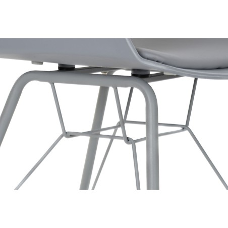 Stoel DKD Home Decor Lichtgrijs 56 x 53 x 81 cm