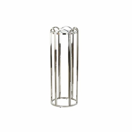 Bijzettafel DKD Home Decor Kristal Zilverkleurig Metaal 40 x 40 x 110