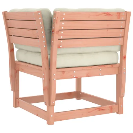 Salon de jardin 8 pcs avec coussins bois massif douglas