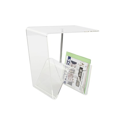 Small Side Table DKD Home Decor Transparent 40 x 30 x 44 cm 2