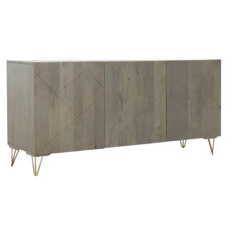 Credenza DKD Home Decor  Grigio Dorato Metallo Legno di mango 160 x 45