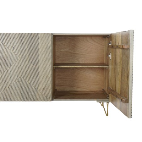 Credenza DKD Home Decor  Grigio Dorato Metallo Legno di mango 160 x 45