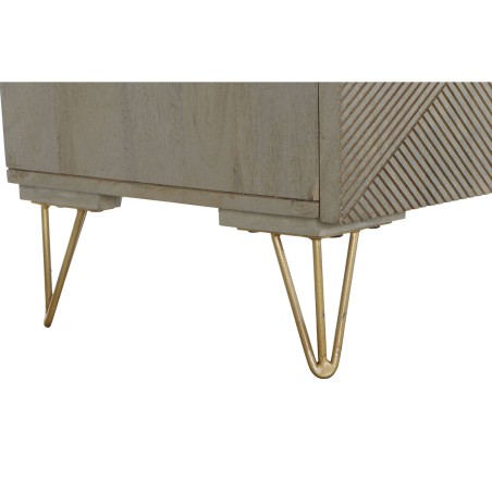Credenza DKD Home Decor  Grigio Dorato Metallo Legno di mango 160 x 45