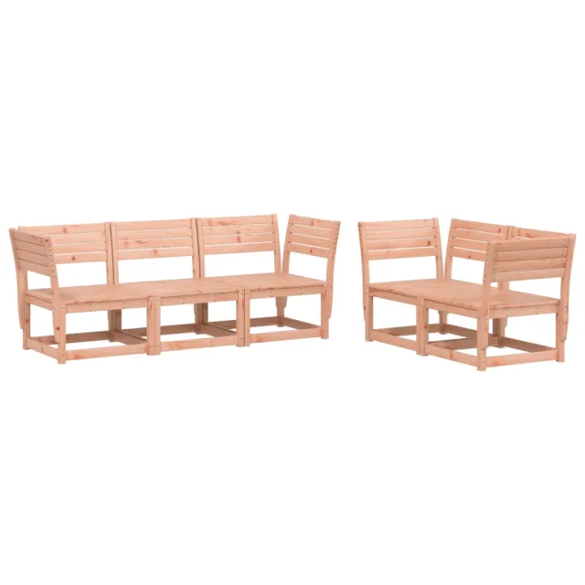 Salon de jardin 5 pcs bois massif de douglas