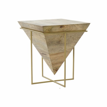 Table d'appoint DKD Home Decor Métal Bois de manguier (40 x 40 x 45 c