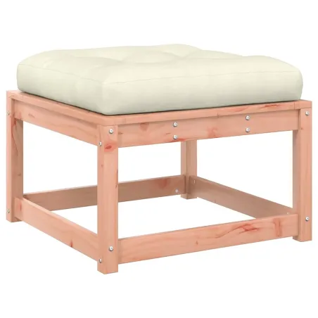 Salon de jardin 5 pcs avec coussins bois massif douglas