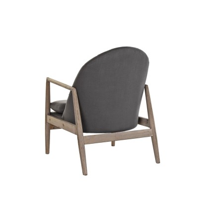 Poltrona DKD Home Decor Grigio scuro Abete Plastica 68 x 69 x 89 cm 67