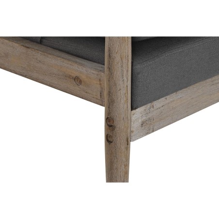 Sitz DKD Home Decor Dunkelgrau Tanne Kunststoff 68 x 69 x 89 cm 67 x 7