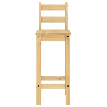 Ensemble de bar 5 pcs Bois de pin massif