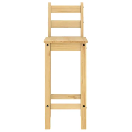 Ensemble de bar 5 pcs Bois de pin massif