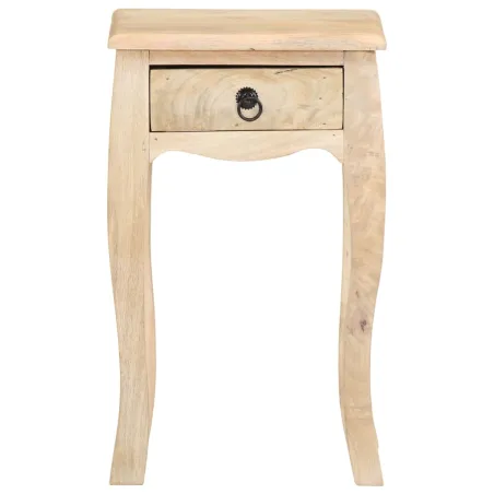 Table de chevet 28x28x46 cm Bois de manguier massif