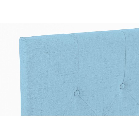 Testiera del Letto DKD Home Decor Azzurro Legno d'albero della gomma 1