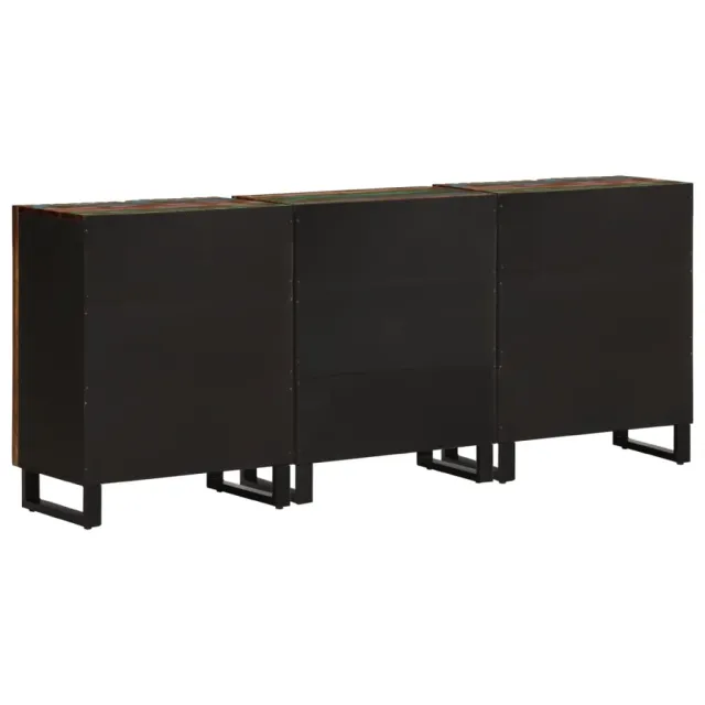 Buffets 3 pcs 60x34x75 cm bois d'acacia massif