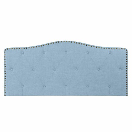 Hoofdbord DKD Home Decor Blauw Beige Celeste Rubberwood 146 x 6 x 68 c