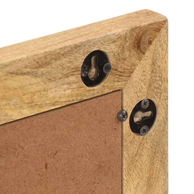 Ensemble de meubles de bain 2 pcs bois massif de manguier brut