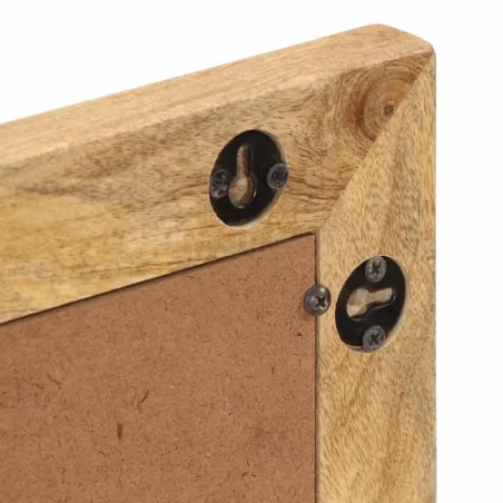 Ensemble de meubles de bain 2 pcs bois massif de manguier brut