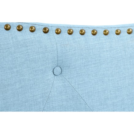 Cabecero de Cama DKD Home Decor Azul Beige Celeste Madera de caucho 14 2