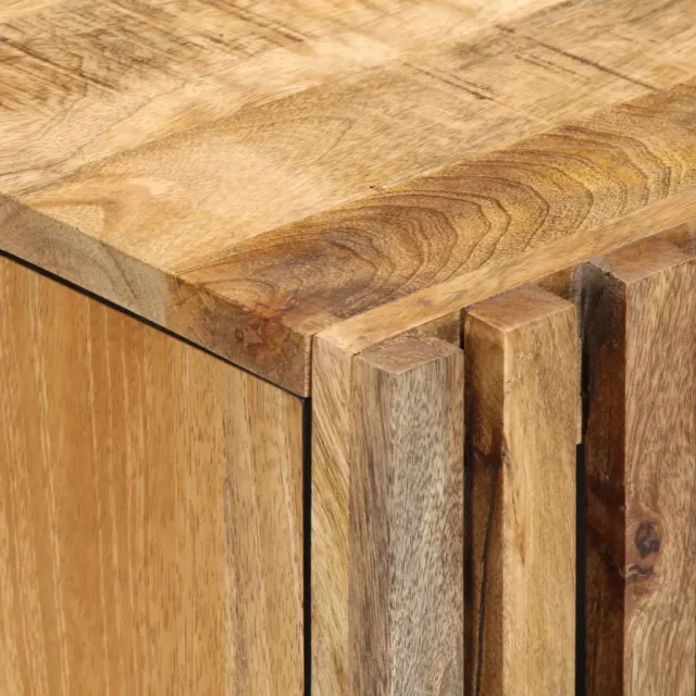 Ensemble de meubles de bain 3 pcs bois massif de manguier brut