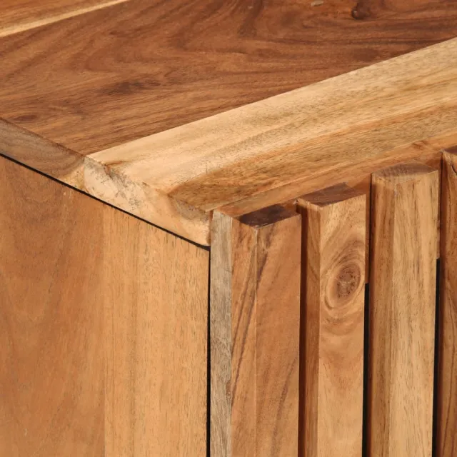 Ensemble de meubles de salle de bain 2 pcs bois massif d'acacia