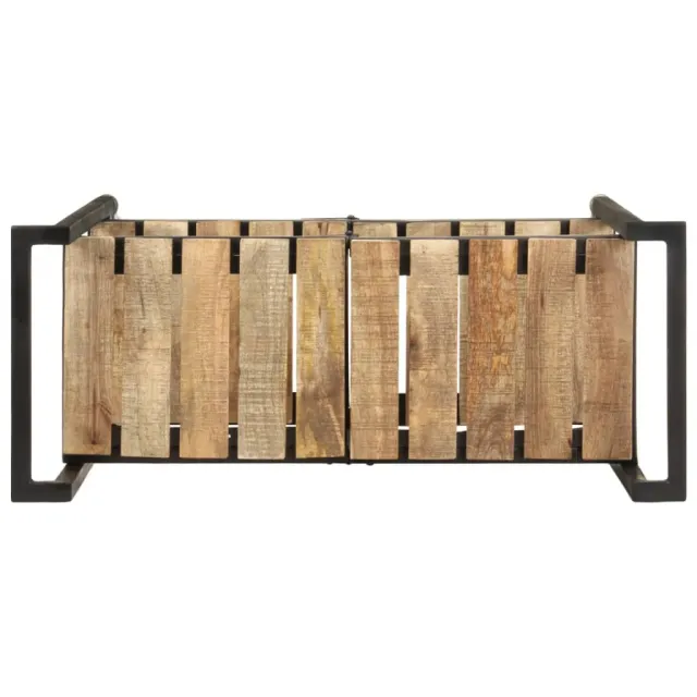 Chariot de cuisine 87x36x81 cm Bois massif de manguier