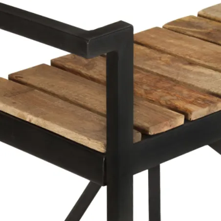 Chariot de cuisine 87x36x81 cm Bois massif de manguier