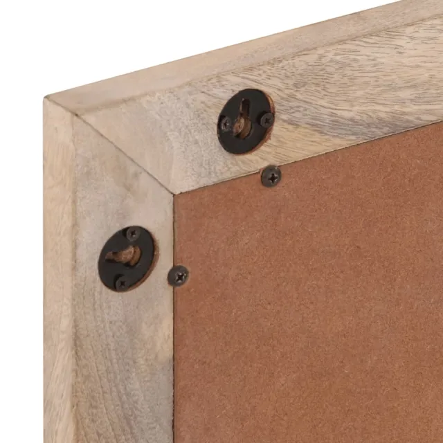 Ensemble de meubles salle de bain 2 pcs bois de manguier massif