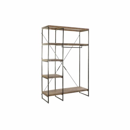 Armario ropero DKD Home Decor Marrón Negro Metal Madera de mango 130