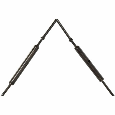 Armadio guardaroba DKD Home Decor Marrone Nero Metallo Legno di mango