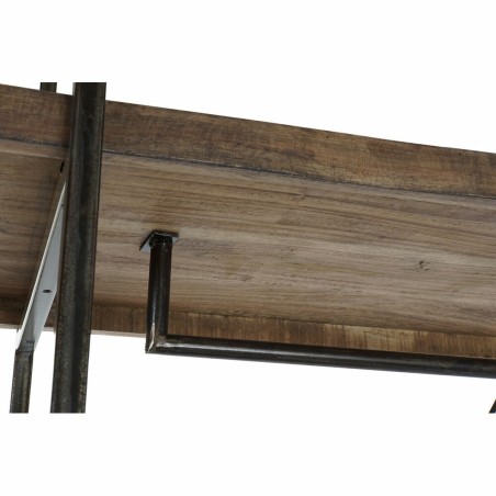 Klerenkast DKD Home Decor Bruin Zwart Metaal Mangohout 130 x 47 x 205