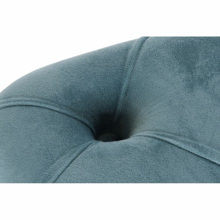 Banqueta DKD Home Decor  Azul Poliéster Terciopelo Madera MDF (88 x 5 2