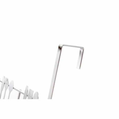 Perchero para Puertas DKD Home Decor Plateado Metal Plástico 34 x 17