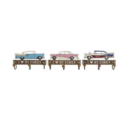 Appendiabiti da parete DKD Home Decor 29 x 8 x 17 cm Metallo Vintage L