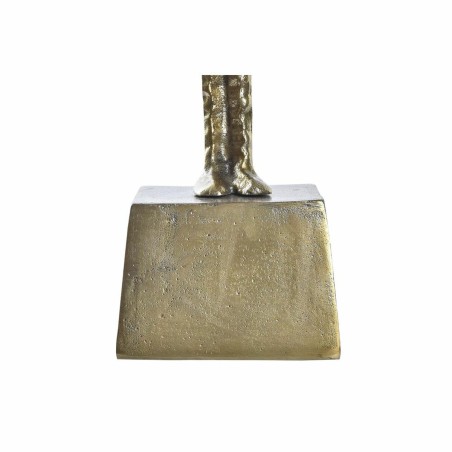 Tavolo aggiuntivo DKD Home Decor Cristallo Dorato Alluminio 46 x 46 x