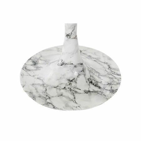 Small Side Table DKD Home Decor White Golden 51 x 51 x 51 cm