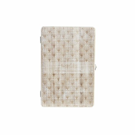 Armario de llaves DKD Home Decor Natural Madera MDF 20 x 5,2 x 30 cm 2