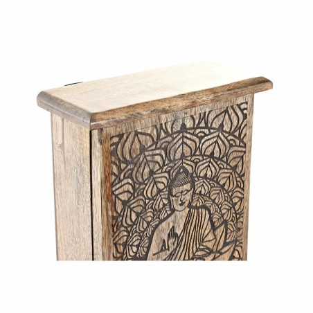Armadietto portachiavi DKD Home Decor Marrone Marrone scuro 18 x 7,5 x