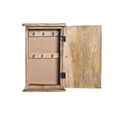 Armadietto portachiavi DKD Home Decor Marrone Marrone scuro 18 x 7,5 x