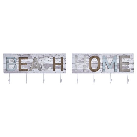 Appendiabiti da parete DKD Home Decor Legno Metallo Spiaggia 45 x 5 x